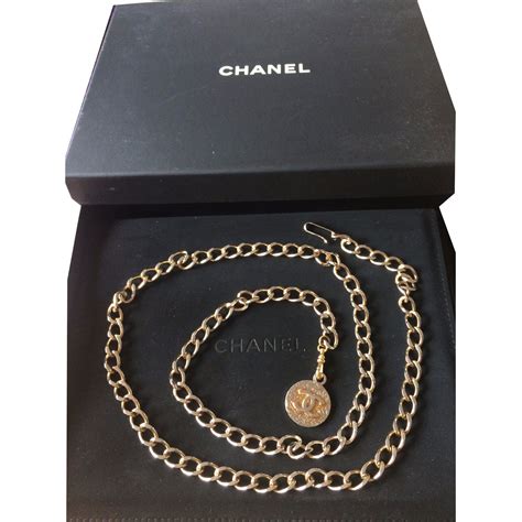 ceinture chaine chanel femme|Ceintures Chanel en Chaîne pour Femme .